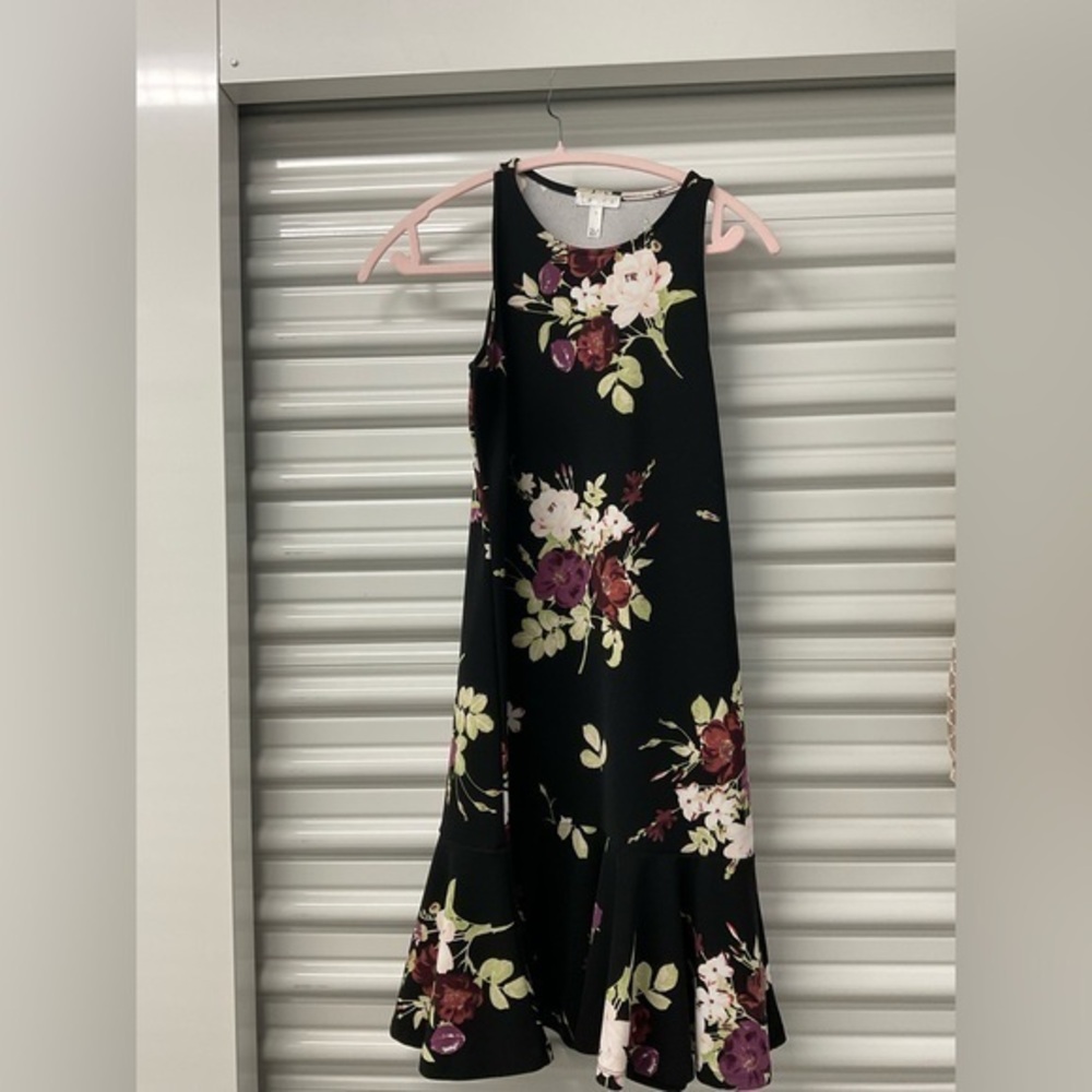 Leith Floral Print Sleeveless Dress Size S